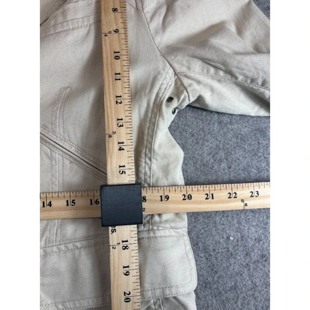 Converse John Varvatos Canvas Utility Blazer Jacket Mens L Beige 88340E NWT